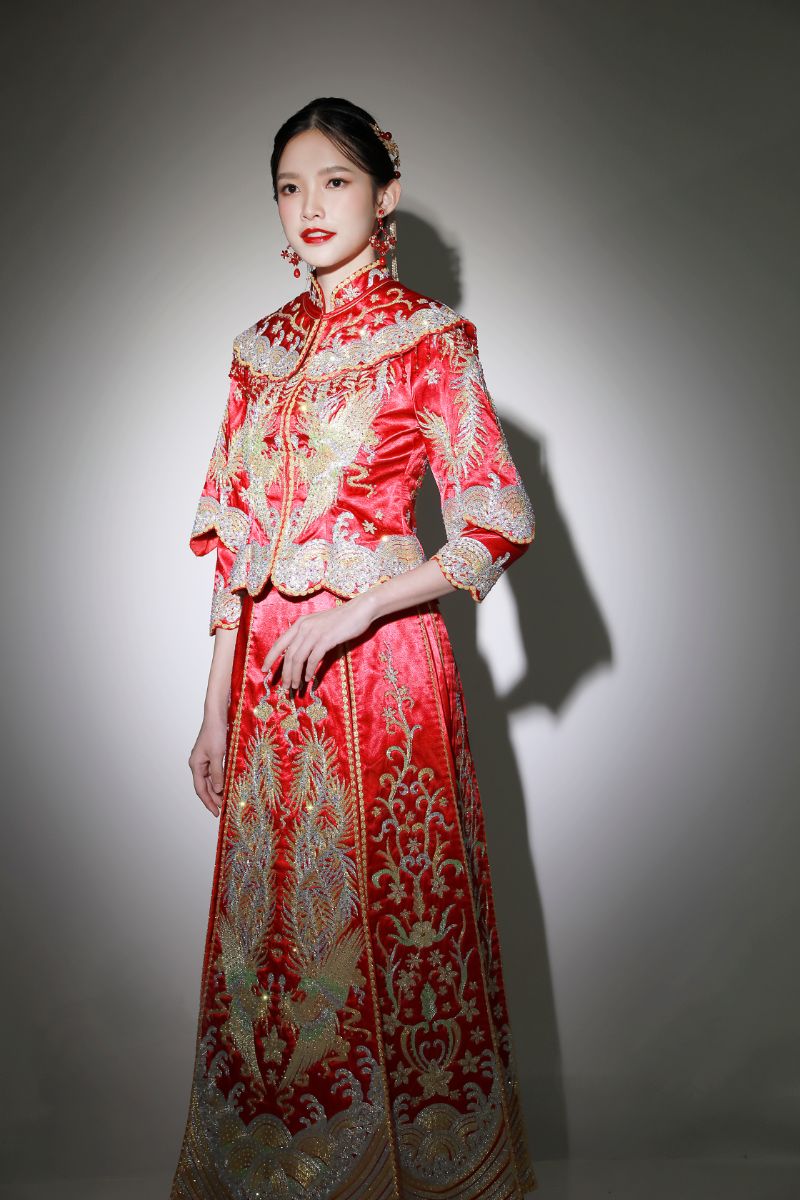 Modern Red Bai Zhe Kua - For Her Wedding Gallery