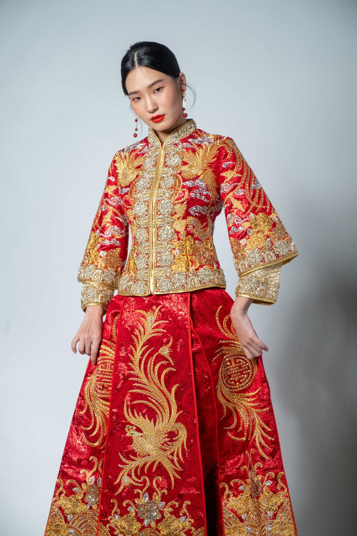 Luxury Red Golden Dragon - Image 3